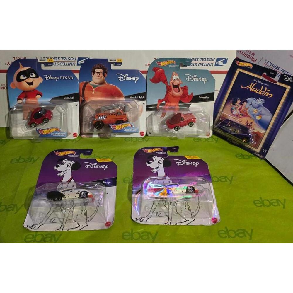 Hot Wheels Disney Die-Cast Character Car Lot